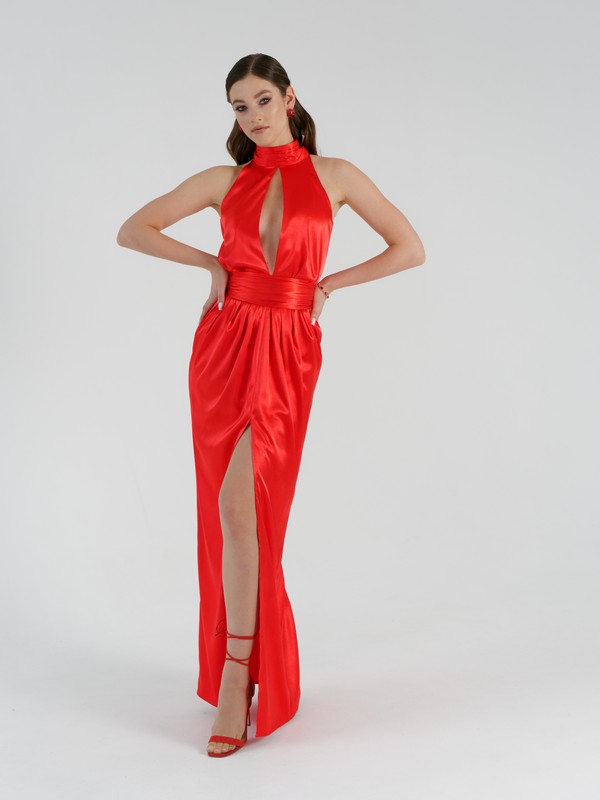 Вечернее платье Верона красное